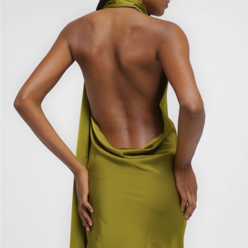 Rat & Boa SERAFIA DRESS GREEN - Picture 4 of 6